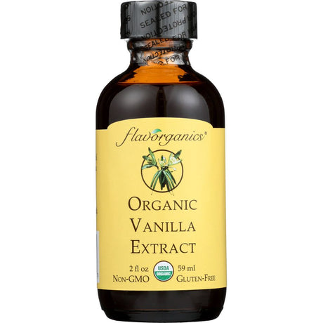 FLAVORGANICS: Organic Vanilla Extract, 2 oz - #tag1# - #tag2#