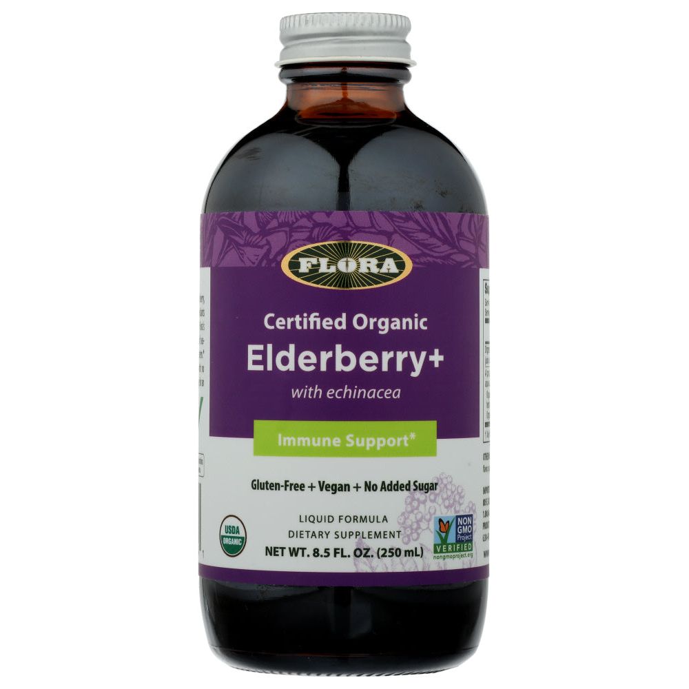 FLORA HEALTH: Elderberry+ With Echinacea, 8.5 oz - #tag1# - #tag2#