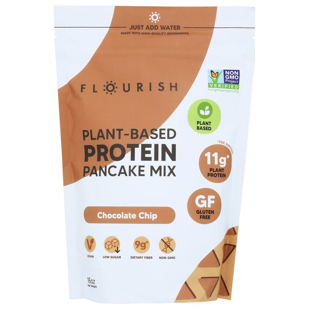 FLOURISH: Mix Pncke Choc Chip Prtn, 16 oz - #tag1# - #tag2#