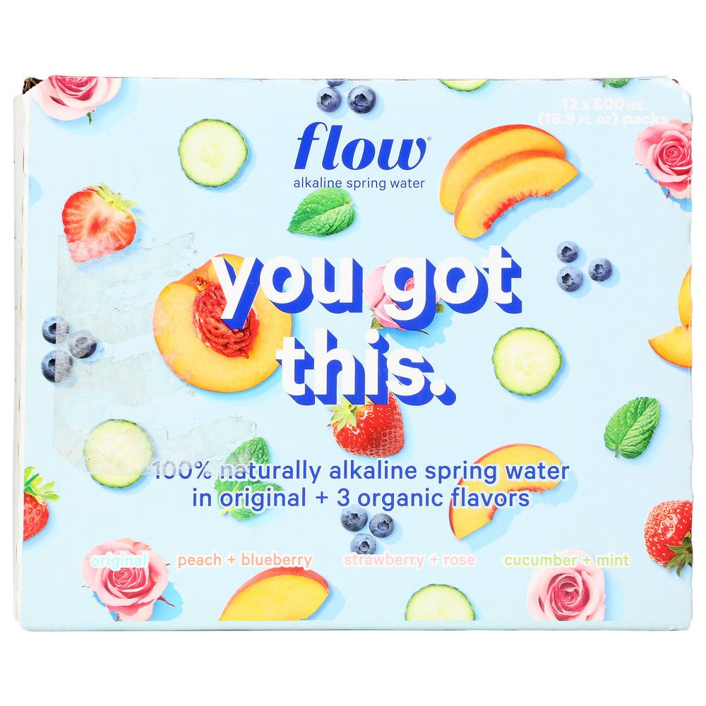 FLOW WATER: 500Ml Variety Case, 202.8 fo - #tag1# - #tag2#