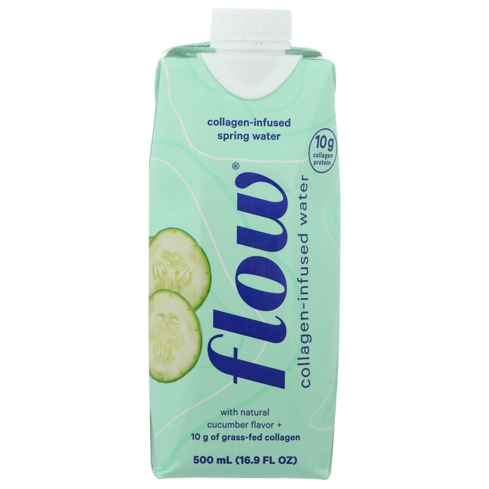 FLOW WATER: Water Collagen Cucumber, 16.9 fo - #tag1# - #tag2#