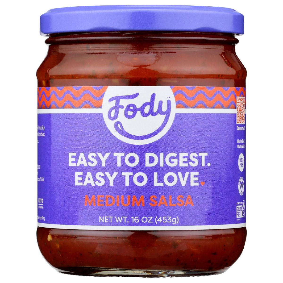 FODY FOOD CO: Medium Salsa, 16 oz - #tag1# - #tag2#