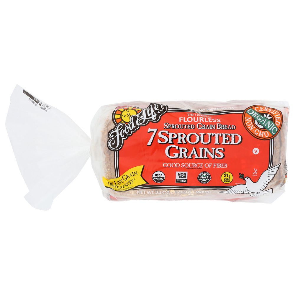 FOOD FOR LIFE: Organic 7 Key Sprouted Whole Grain Bread, 24 oz - #tag1# - #tag2#