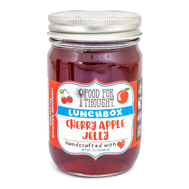 FOOD FOR THOUGHT: Cherry Apple Jelly, 15.7 oz - #tag1# - #tag2#