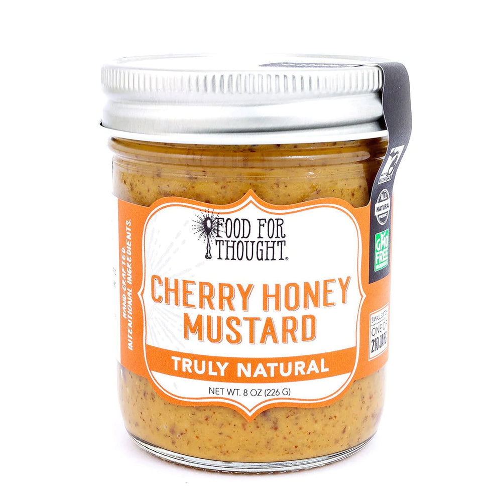 FOOD FOR THOUGHT: Truly Natural Cherry Honey Mustard, 8 fo - #tag1# - #tag2#