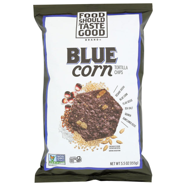 FOOD SHOULD TASTE GOOD: All Natural Blue Corn Tortilla Chips, 5.5 oz - #tag1# - #tag2#