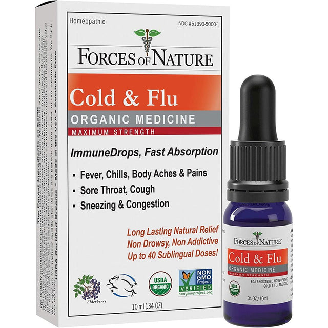 FORCES OF NATURE: Kids Cold Flu, 10 ml - #tag1# - #tag2#