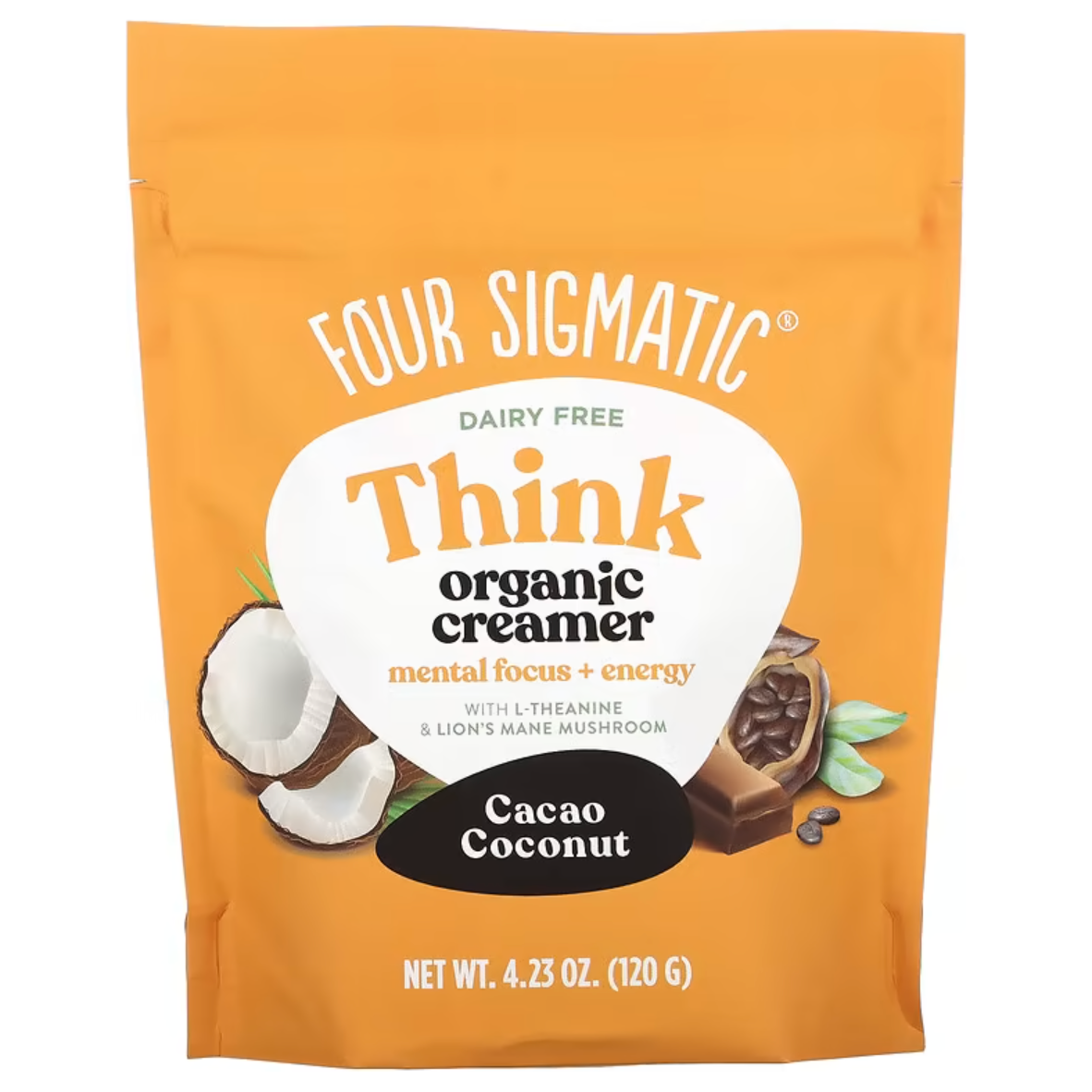 FOUR SIGMATIC: Creamer Cocont Cacao Org, 4.23 oz - #tag1# - #tag2#