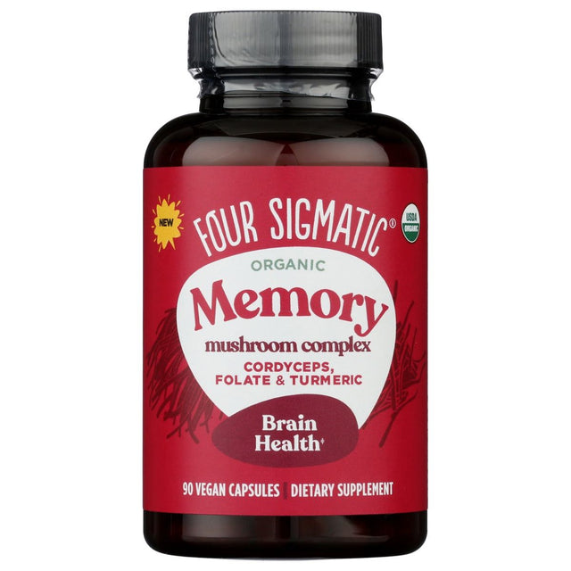 FOUR SIGMATIC: Memory Mushroom Complex Capsules, 90 vc - #tag1# - #tag2#