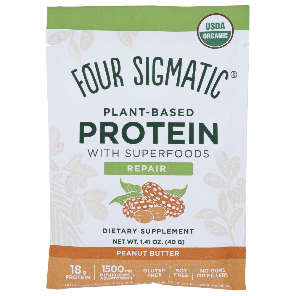 FOUR SIGMATIC: Peanut Butter Protein Powder, 1.41 oz - #tag1# - #tag2#