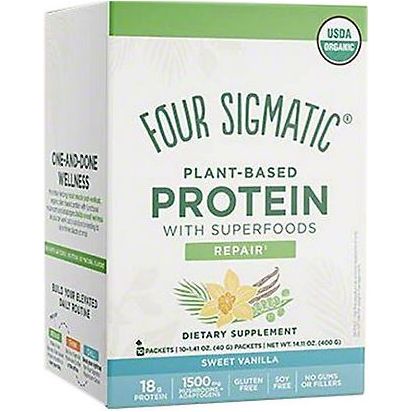 FOUR SIGMATIC: Protein Powder Vanilla, 14.1 oz - #tag1# - #tag2#