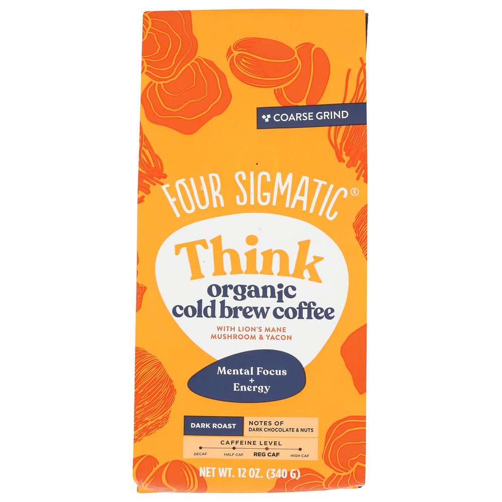 FOUR SIGMATIC: Think Cold Brew Ground Coffee Bag, 12 oz - #tag1# - #tag2#