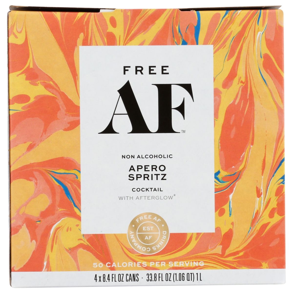 FREE AF: Non Alcoholic Apero Spritz Cocktail 4 Cans, 1 lt - #tag1# - #tag2#