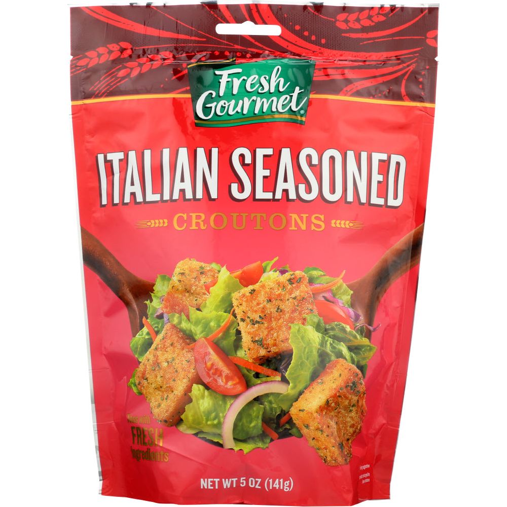 FRESH GOURMET: Italian Seasoned Croutons, 5 Oz - #tag1# - #tag2#