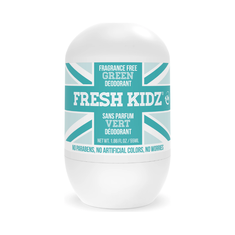 FRESH KIDZ: Green Fragrance Free Roll On Deodorant, 1.86 fo - #tag1# - #tag2#