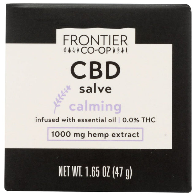 FRONTIER COOP: Salve Cbd Calming 1000Mg, 1.65 oz - #tag1# - #tag2#