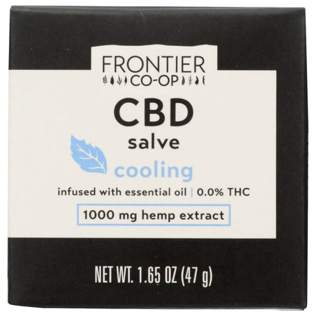 FRONTIER COOP: Salve Cbd Cooling 1000Mg, 1.65 oz - #tag1# - #tag2#