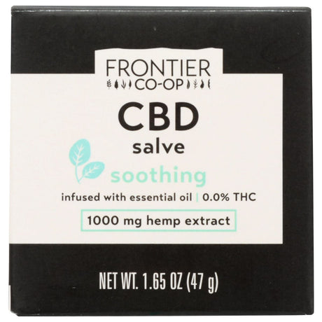 FRONTIER COOP: Salve Cbd Soothing 1000Mg, 1.65 oz - #tag1# - #tag2#