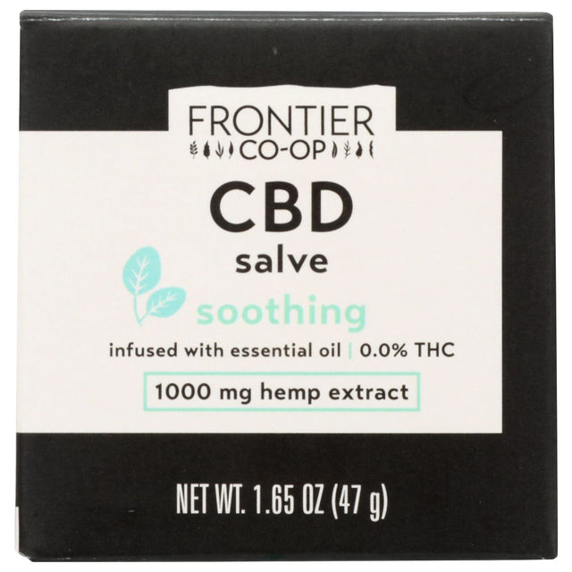 FRONTIER COOP: Salve Cbd Soothing 1000Mg, 1.65 oz - #tag1# - #tag2#