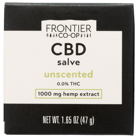 FRONTIER COOP: Salve Cbd Unscentd 1000Mg, 1.65 oz - #tag1# - #tag2#