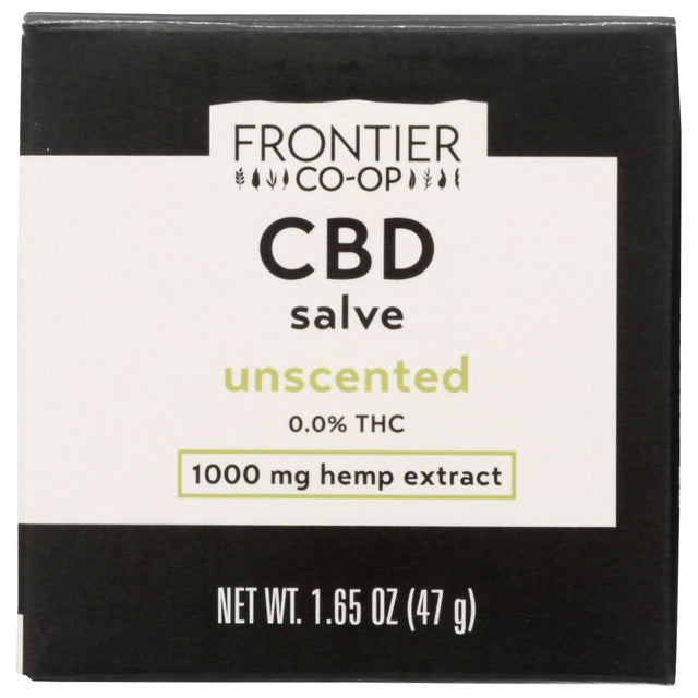 FRONTIER COOP: Salve Cbd Unscentd 1000Mg, 1.65 oz - #tag1# - #tag2#