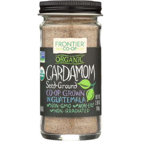 FRONTIER HERB: Organic Cardamom Seed Ground Bottle, 2.08 oz - #tag1# - #tag2#