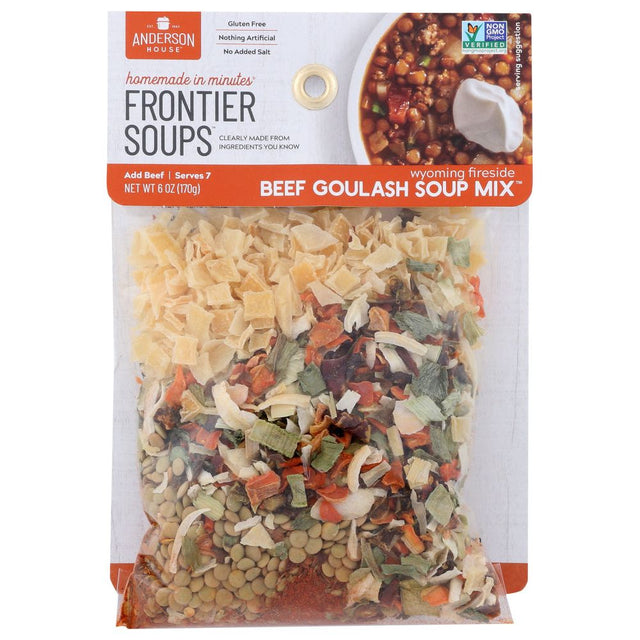 FRONTIER SOUP: Soup Mix Goulash Beef Wyoming, 6 oz - #tag1# - #tag2#