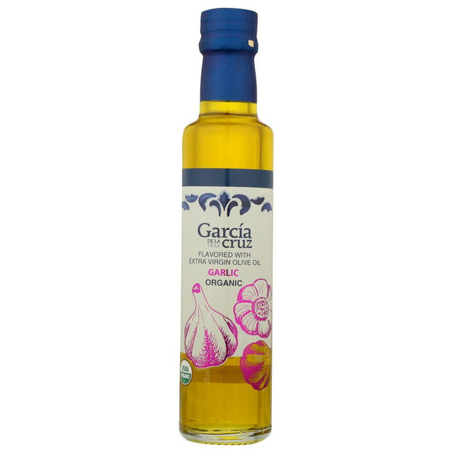 GARCIA DE LA CRUZ: Garlic Flavored Organic Extra Virgin Olive Oil, 8.4 fo - #tag1# - #tag2#