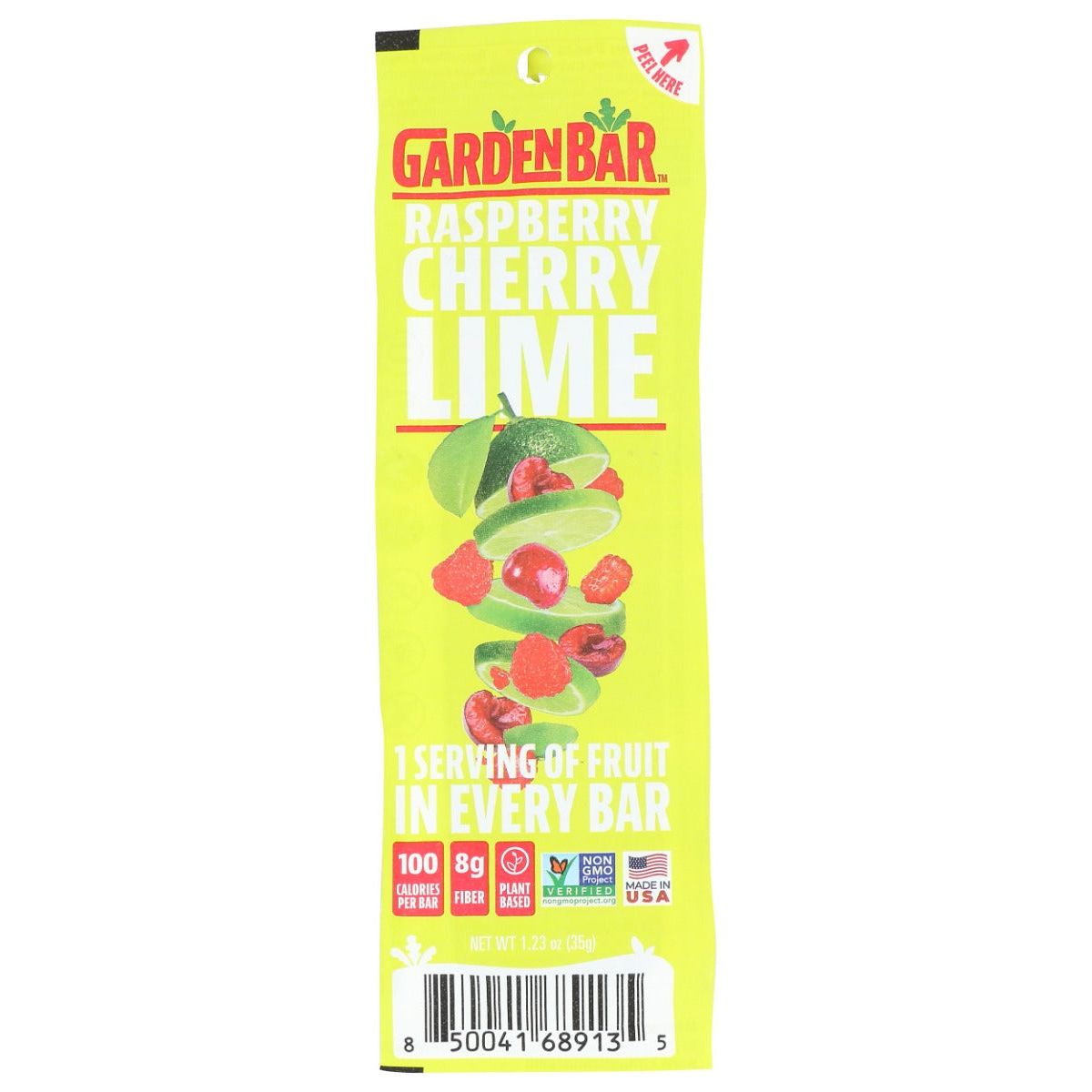 GARDEN BAR: Bar Frt  Rspby Chrry Lm S, 1.23 oz - #tag1# - #tag2#