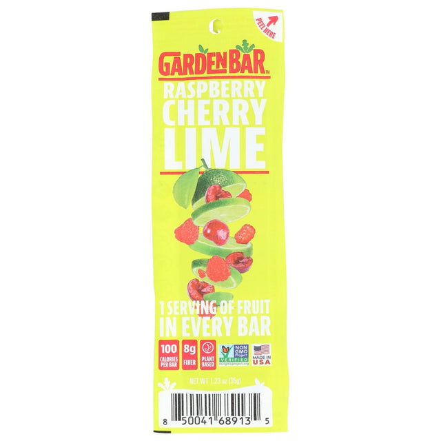 GARDEN BAR: Bar Frt  Rspby Chrry Lm S, 1.23 oz - #tag1# - #tag2#