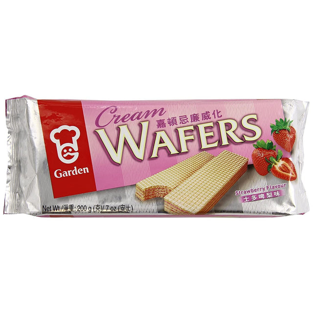 GARDEN: Cream Wafer Strawberry, 7 OZ - #tag1# - #tag2#