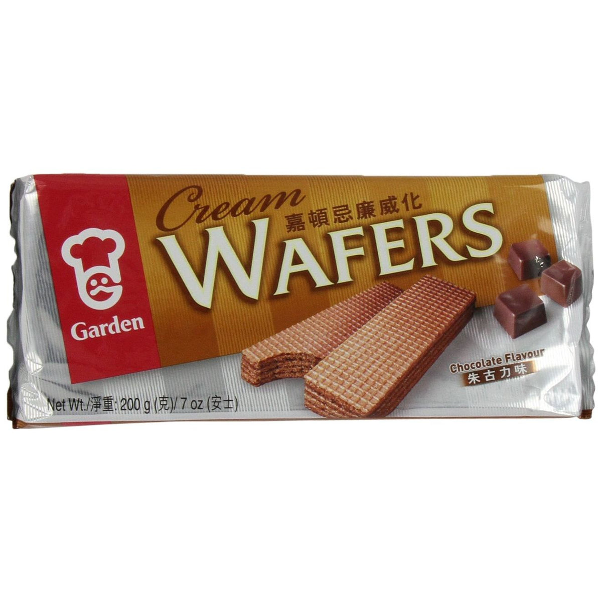 GARDEN: Wafers Cream Chocolate, 7 OZ - #tag1# - #tag2#