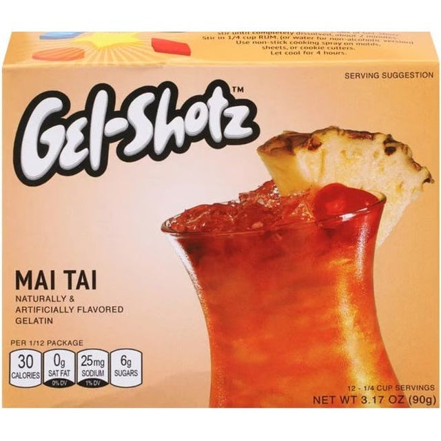 GEL SHOTZ: Mai Tai Gelatin, 3.17 oz - #tag1# - #tag2#