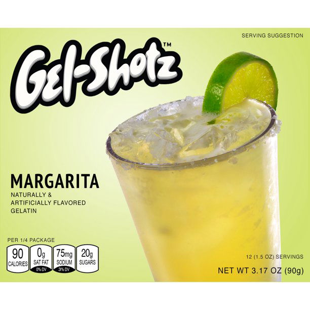 GEL SHOTZ: Margarita Gelatin, 3.17 oz - #tag1# - #tag2#