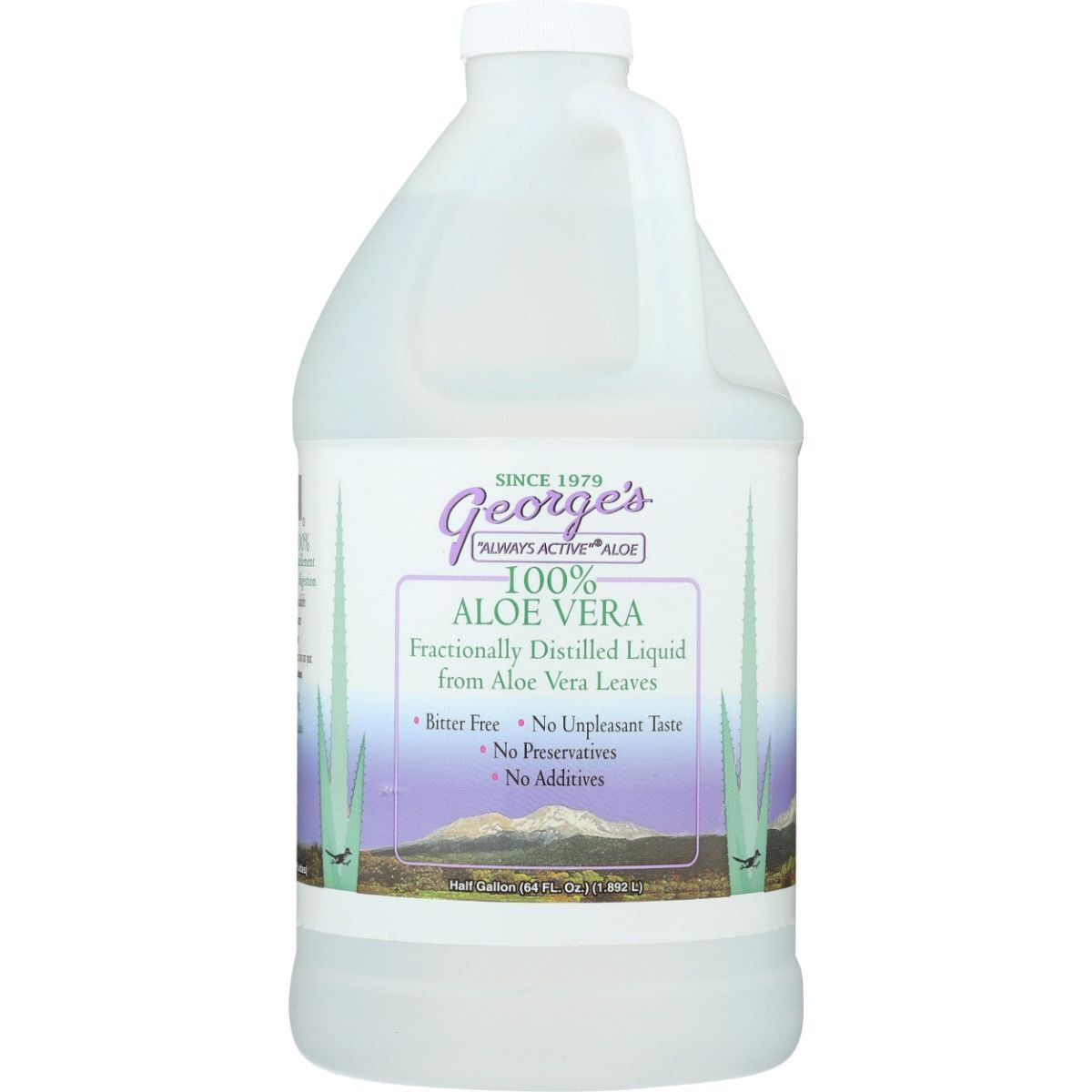 GEORGES: Aloe Vera Distilled Liquid, 64 oz - #tag1# - #tag2#
