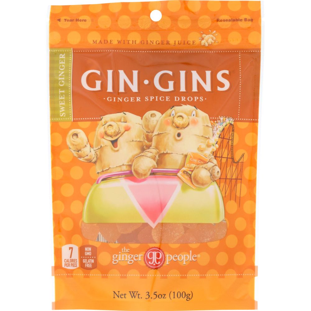 GINGER PEOPLE: Gin Gins Ginger Spice Drops, 3.5 oz - #tag1# - #tag2#