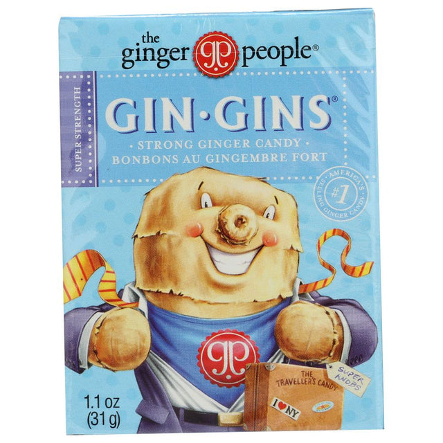 GINGER PEOPLE: Super Strength Ginger Candy, 1.1 oz - #tag1# - #tag2#