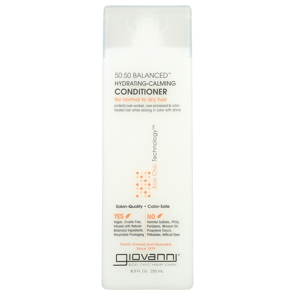 GIOVANNI COSMETICS: 50:50 Balanced Hydrating Calming Conditioner Normal To Dry Hair, 8.5 oz - #tag1# - #tag2#