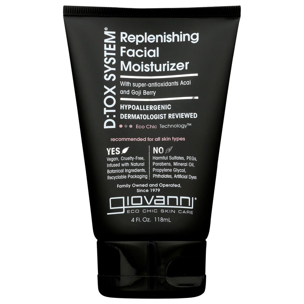 GIOVANNI COSMETICS: D:tox System Replenishing Facial Moisturizer Step 3, 4 oz - #tag1# - #tag2#