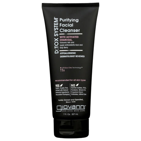 GIOVANNI COSMETICS: Dtox System Purifying Facial Cleanser, 7 oz - #tag1# - #tag2#