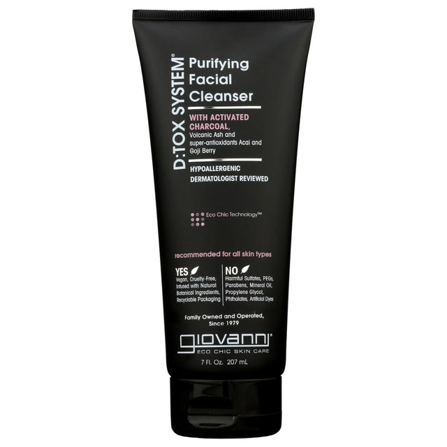 GIOVANNI COSMETICS: Dtox System Purifying Facial Cleanser, 7 oz - #tag1# - #tag2#