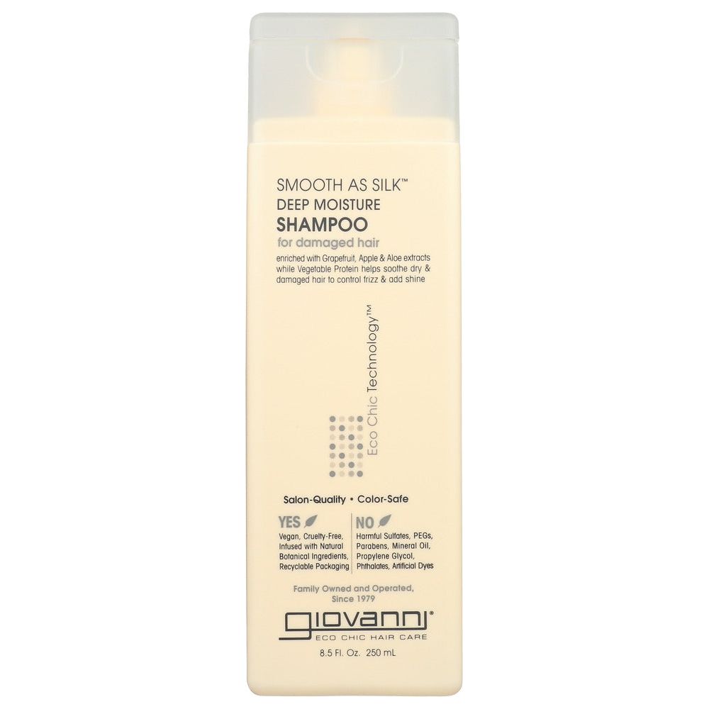 GIOVANNI COSMETICS: Smooth As Silk Deep Moisture Organic Shampoo, 8.5 oz - #tag1# - #tag2#