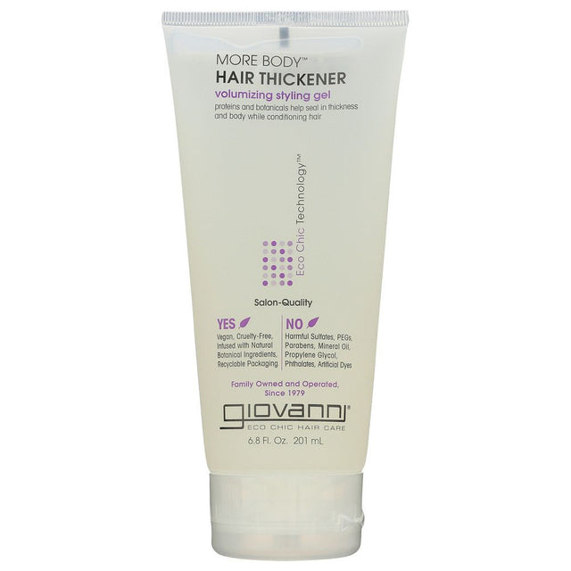 GIOVANNI COSMETICS: Volumizing Style Gel More Body Hair Gel, 6.8 oz - #tag1# - #tag2#