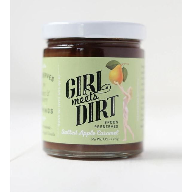 GIRL MEETS DIRT: Salted Apple Caramel Spoon Preserves, 7.75 oz - #tag1# - #tag2#