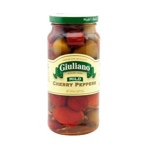 GIULIANO: Sweet Mild Cherry Peppers, 16 oz - #tag1# - #tag2#