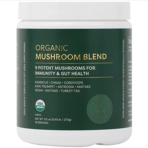 GLOBAL HEALING: Mushroom Blend Powder, 9.5 oz - #tag1# - #tag2#
