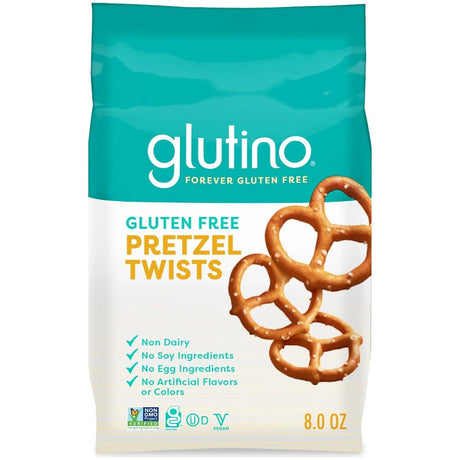 GLUTINO: Gluten Free Pretzel Twists, 8 oz - #tag1# - #tag2#