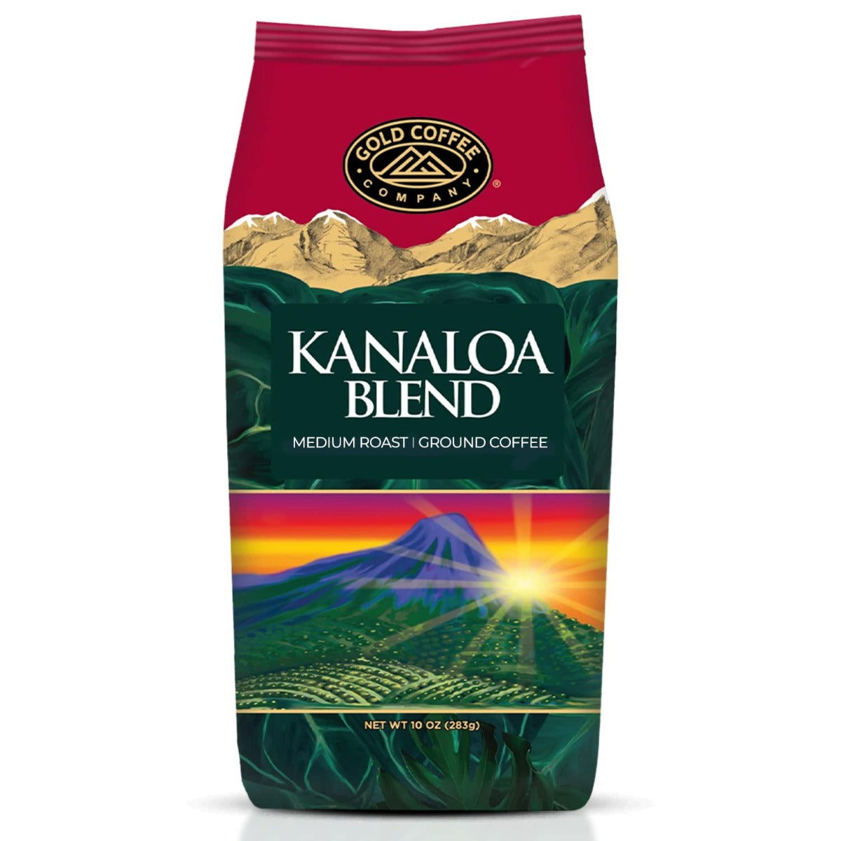 GOLD COFFEE: Kanaloa Blend Medium Roast Ground Coffee, 10 oz - #tag1# - #tag2#
