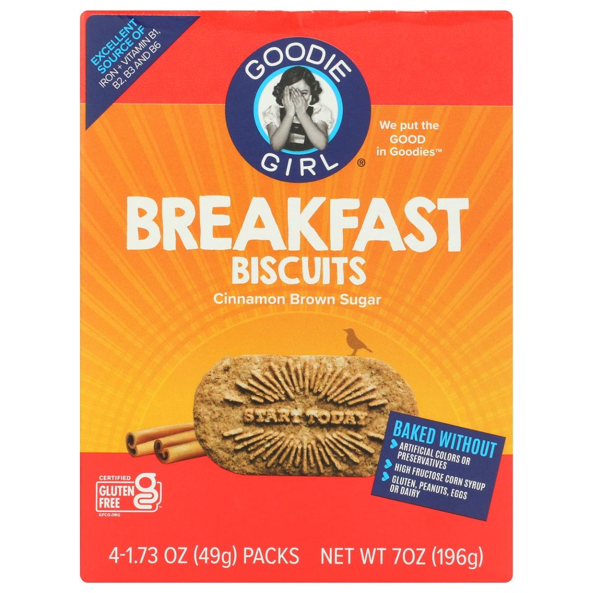 GOODIE GIRL: Cinnamon Brown Sugar Breakfast Biscuits, 7 oz - #tag1# - #tag2#