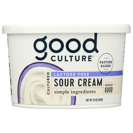 GOOD CULTURE: Lactose Free Sour Cream, 15 oz - #tag1# - #tag2#